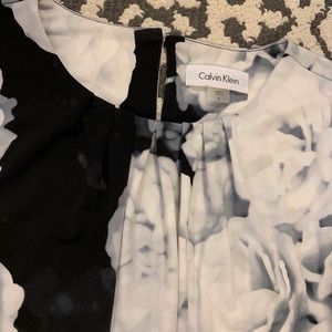 Calvin Klein Tops - Flowered Dressy Top Calvin Klein Tops - Flowered Dressy Top